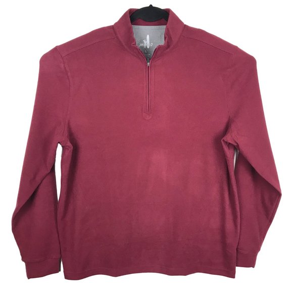 Johnnie-O 1/4 Zip Pullover Sweater Large